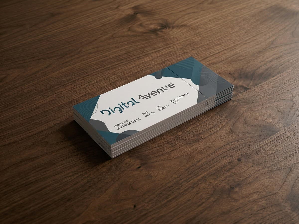 Tisk vstupenky online | Digital Avenue